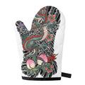 Green Japanese Dragon Tattoo Print Single Oven Mitt