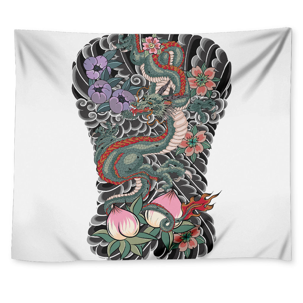 Japanese discount dragon tapestry