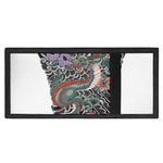 Green Japanese Dragon Tattoo Print Trifold Wallet