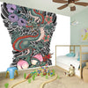 Green Japanese Dragon Tattoo Print Wall Sticker