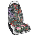 Green Japanese Dragon Tattoo Print Waterproof Car Seat Cover