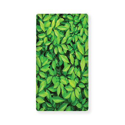 Green Leaf Print Baby Crib Sheet