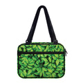 Green Leaf Print Double Strap Bible Bag