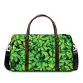 Green Leaf Print Duffel Bag