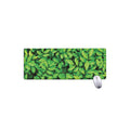 Green Leaf Print Extended Mouse Pad
