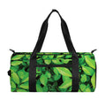 Green Leaf Print Gym Bag