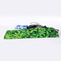 Green Leaf Print Sports Towel