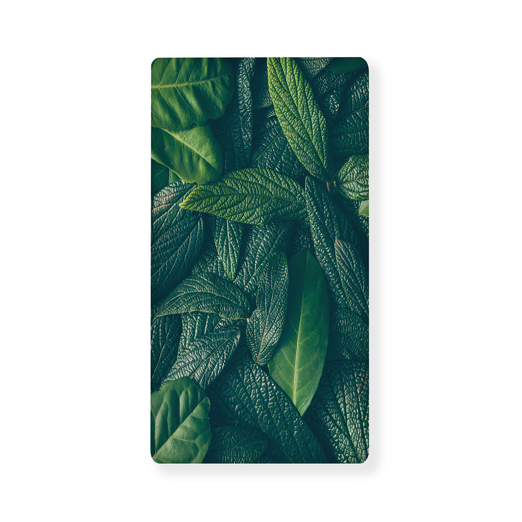 Green Leaves Print Baby Crib Sheet