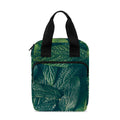 Green Leaves Print Bible Tote Bag