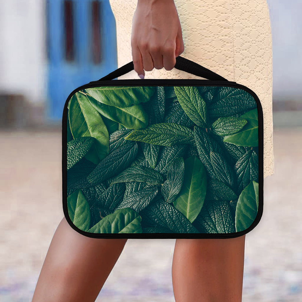 Green Leaves Print Classic Bible Case