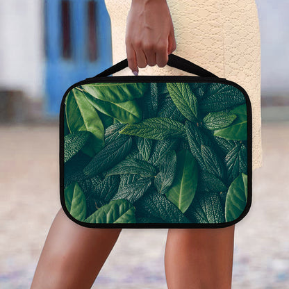 Green Leaves Print Classic Bible Case