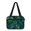 Green Leaves Print Double Strap Bible Bag