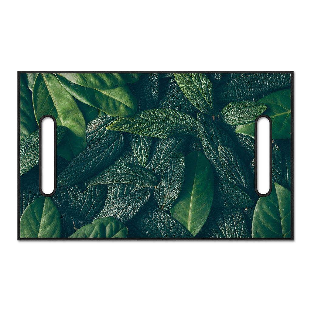 Green Leaves Print Golf Cart Seat Cover