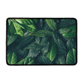 Green Leaves Print Kitchen Mat