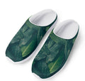 Green Leaves Print Mesh Casual Shoes