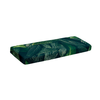 Green Leaves Print Piano Keyboard Cover