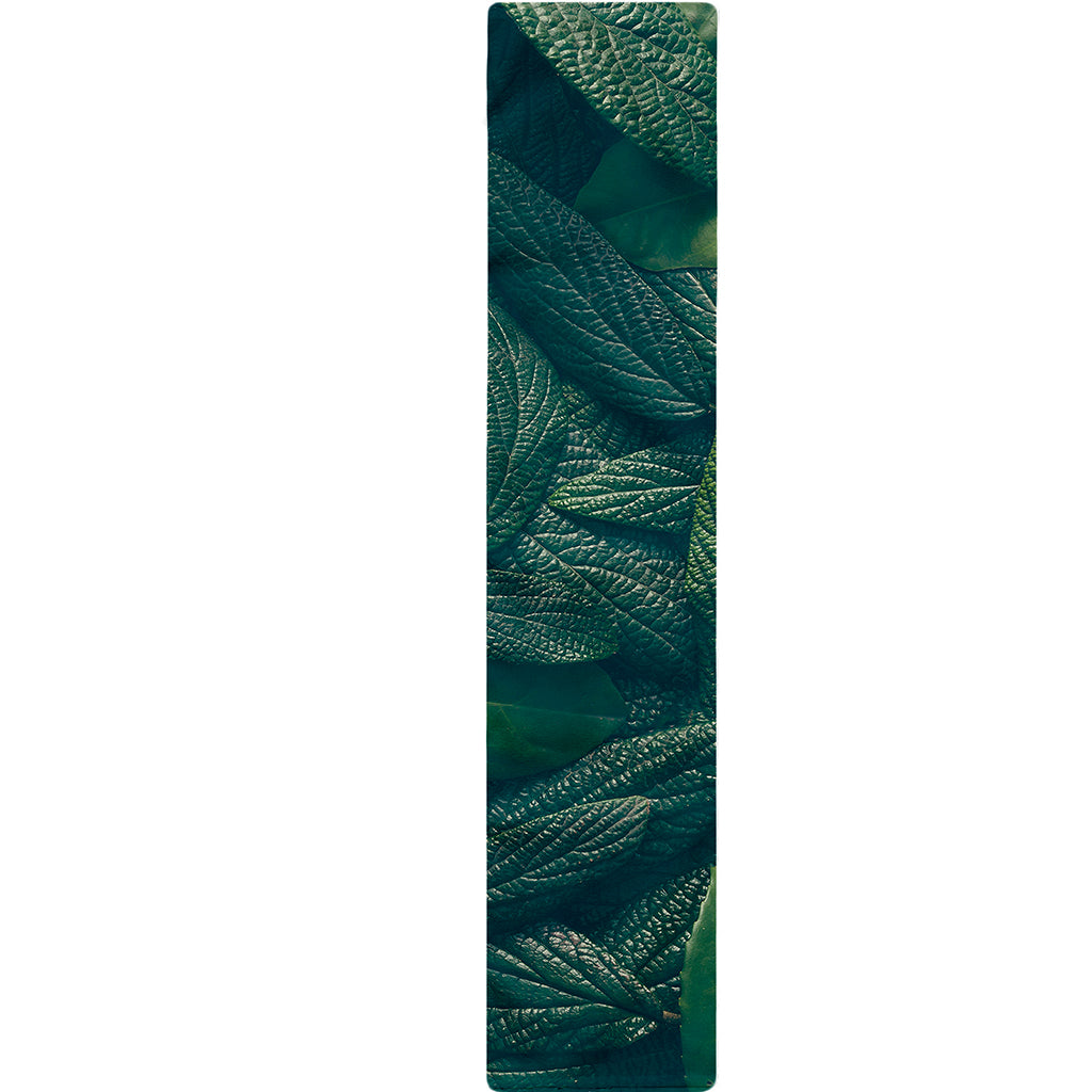 Green Leaves Print Table Runner