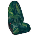 Green Leaves Print Waterproof Car Seat Cover