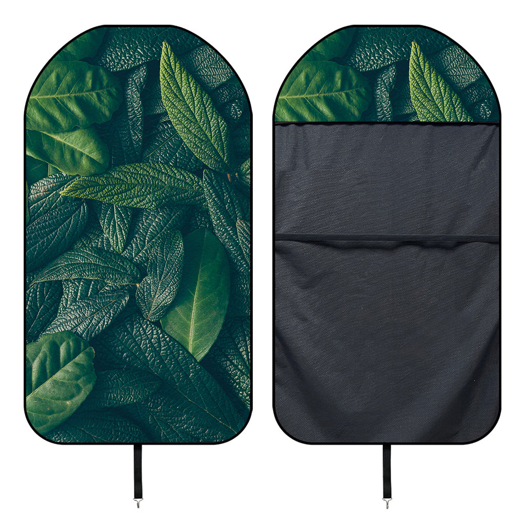 Green Leaves Print Waterproof Car Seat Cover