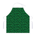 Green Leopard Print Adjustable Apron
