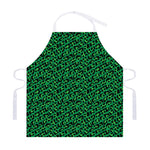 Green Leopard Print Adjustable Apron