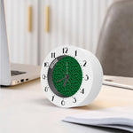 Green Leopard Print Alarm Clock