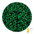 Green Leopard Print Basketball