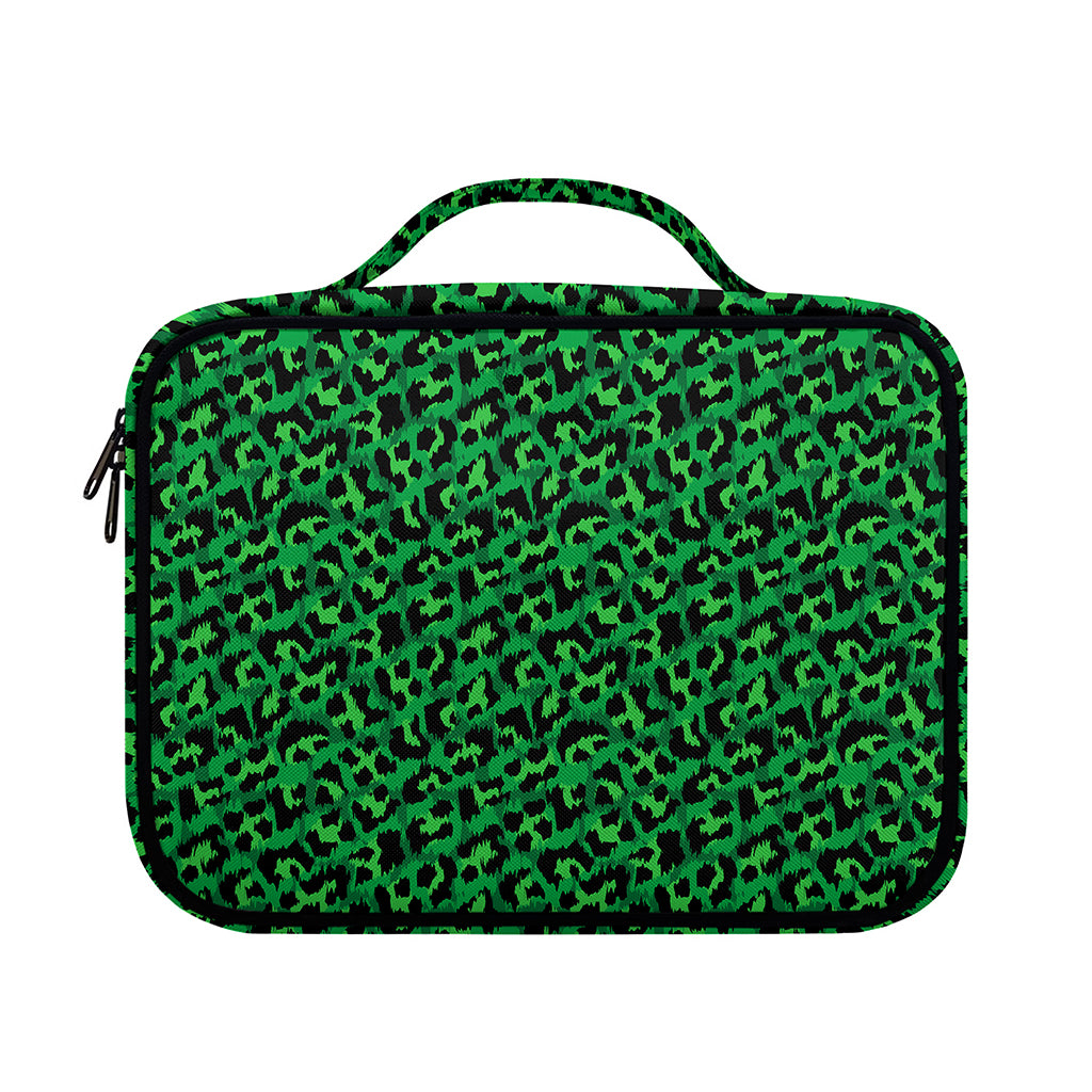 Green Leopard Print Briefcase Bible Bag