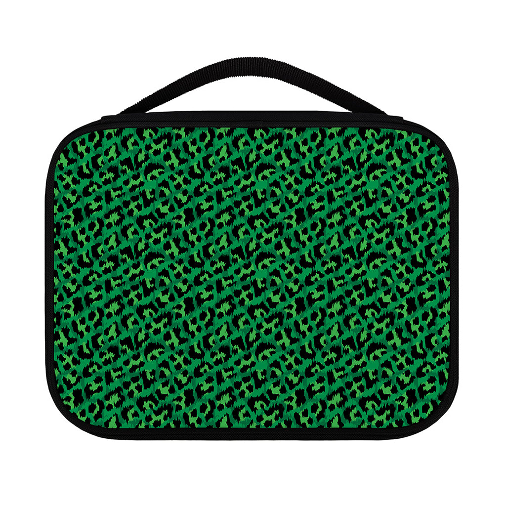 Green Leopard Print Classic Bible Case