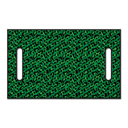 Green Leopard Print Golf Cart Seat Cover