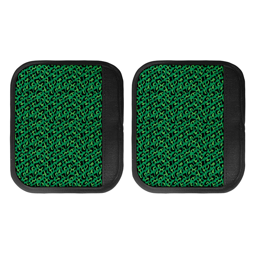Green Leopard Print Handle Covers