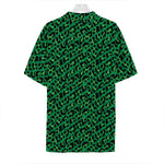 Green Leopard Print Hawaiian Shirt