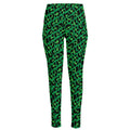 Green Leopard Print High-Waisted Pocket Leggings