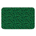 Green Leopard Print Indoor Door Mat