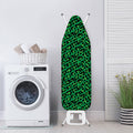 Green Leopard Print Ironing Board Cover