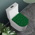 Green Leopard Print Toilet Lid Cover