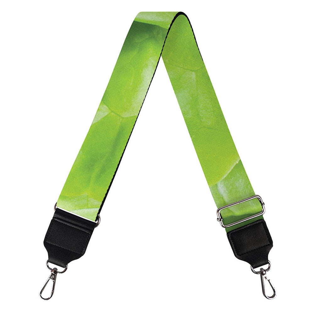 Green Lettuce Leaves Print Bag Strap