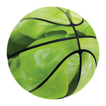 Green Lettuce Leaves Print Basketball