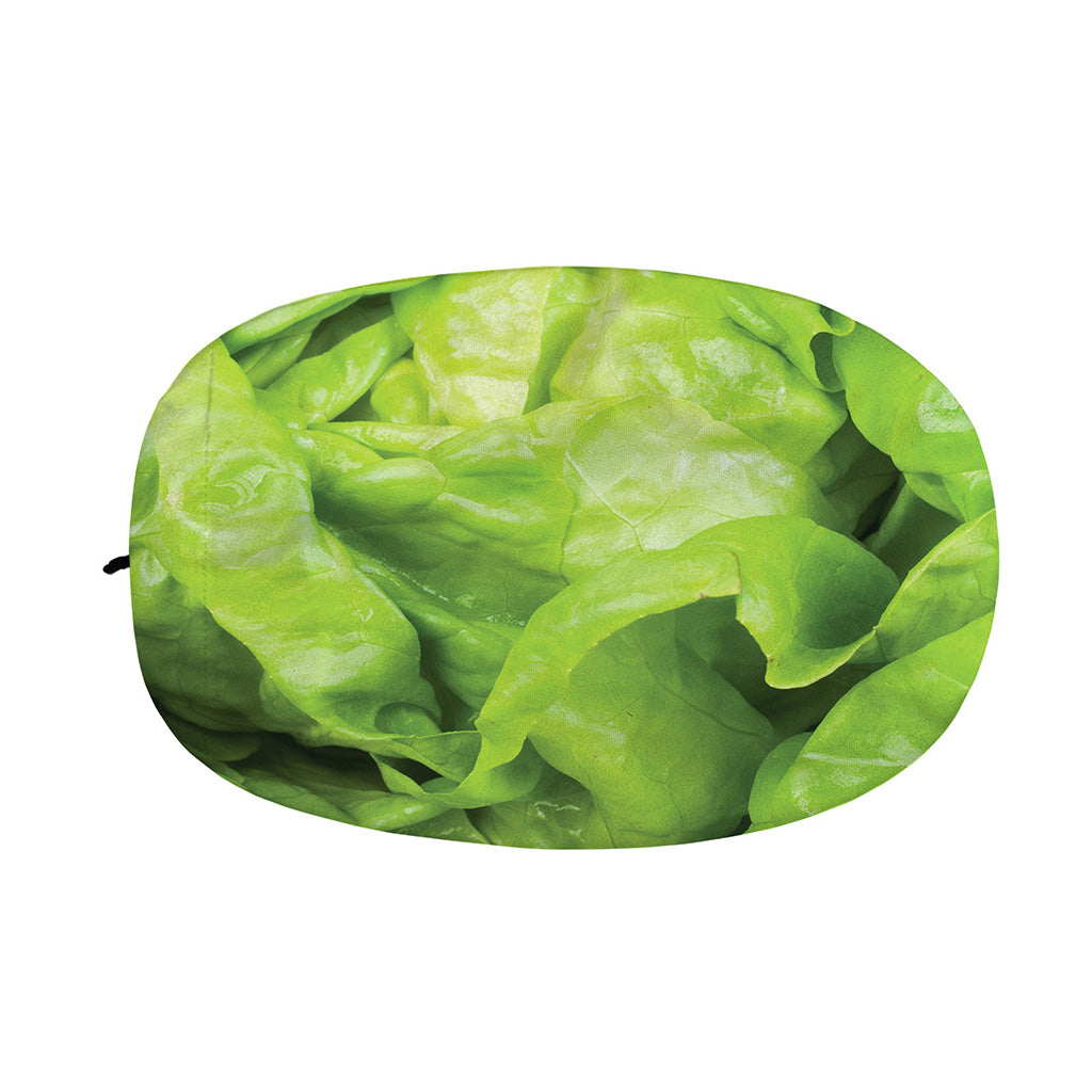 Green Lettuce Leaves Print Car Side Mirror Covers