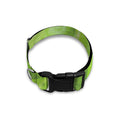 Green Lettuce Leaves Print Dog Collar