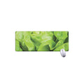 Green Lettuce Leaves Print Extended Mouse Pad