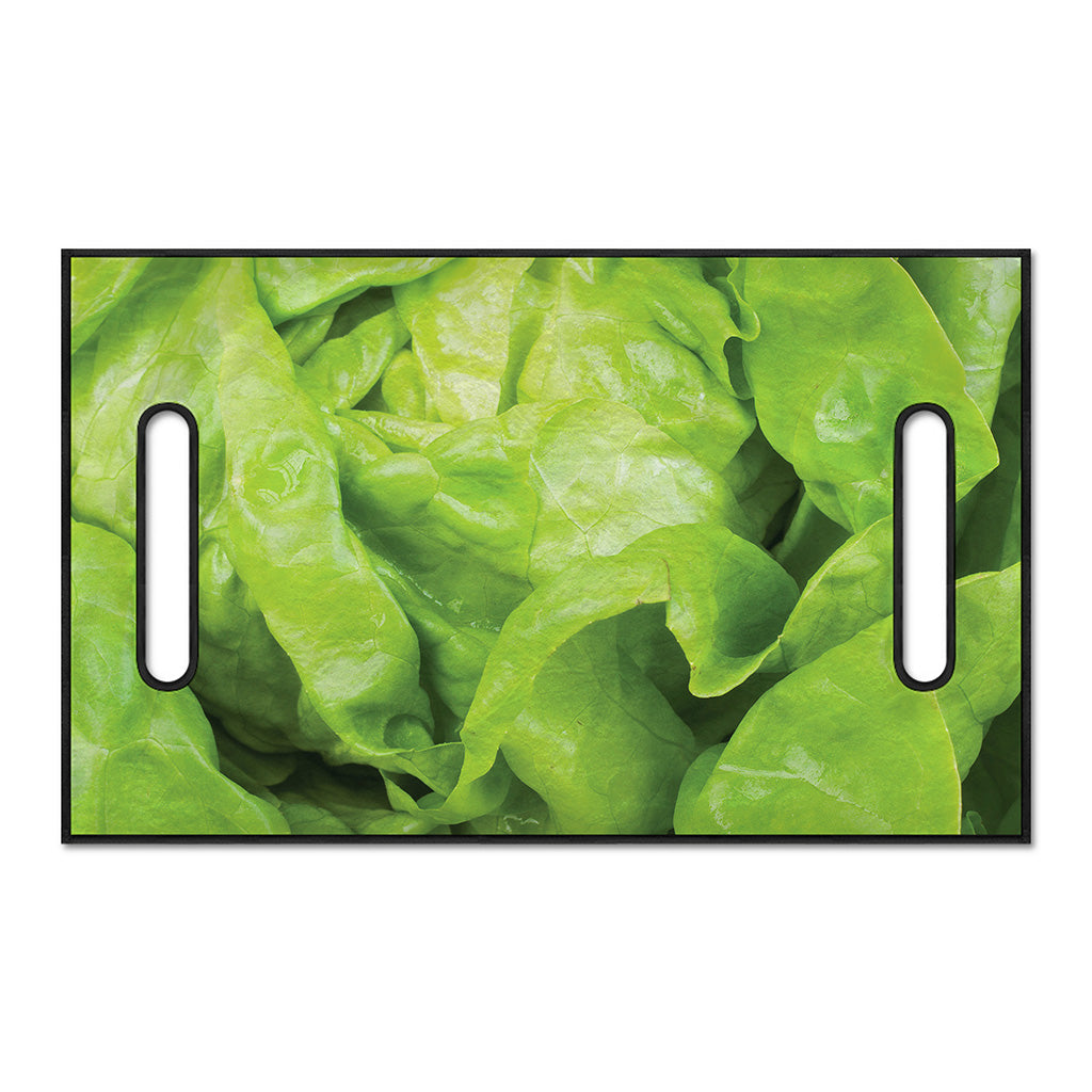 Green Lettuce Leaves Print Golf Cart Seat Cover