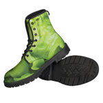 Green Lettuce Leaves Print Backpack