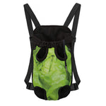 Green Lettuce Leaves Print Pet Carrier Backpack
