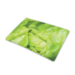 Green Lettuce Leaves Print Pet Cooling Mat Cover
