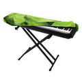 Green Lettuce Leaves Print Piano Keyboard Cover