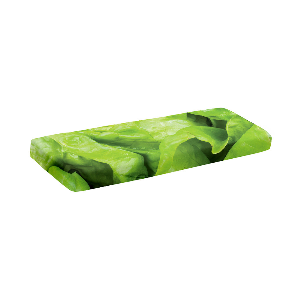 Green Lettuce Leaves Print Piano Keyboard Cover