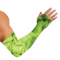 Green Lettuce Leaves Print Sun Protection Arm Sleeves