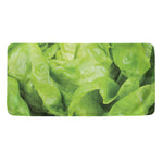 Green Lettuce Leaves Print Towel