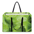 Green Lettuce Leaves Print Utility Tote Bag